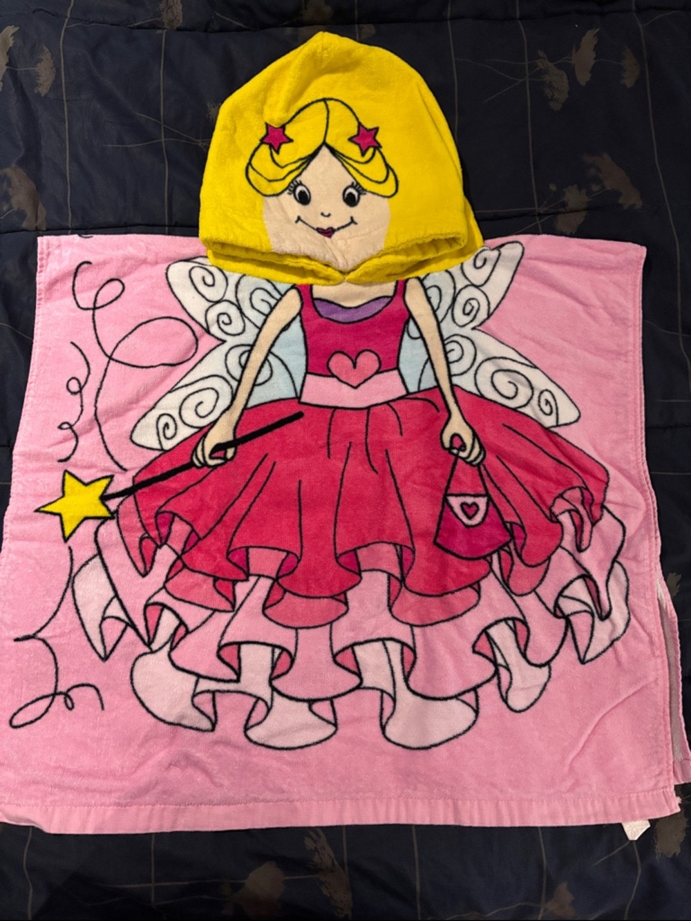 Kids FUN Fairy poncho beach towel cover - NWOT